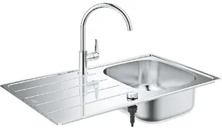 Grohe K200 Bau Spülen-Bundle mit BauEdge Spültischbatterie
