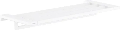 Hansgrohe AddStoris Handtuchablage mit Handtuchhalter (mattweiß)