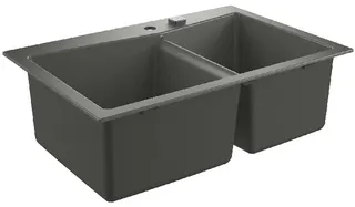 Grohe K700 Kompositspüle 83,8 x 55,9 cm (granit grau)