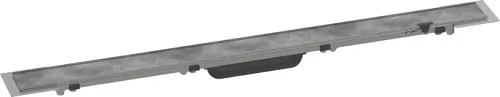 Hansgrohe RainDrain Match Fertigset Duschrinne 800 mit höhenverstellbarem Rahmen (edelstahl gebürstet)