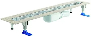 Dallmer Duschrinne CERALINE PLAN F, DN 50 seitlich, BH 90mm, 900mm