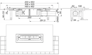 Dallmer Ablaufgehäuse CeraFlex DN 50 – Bild 2