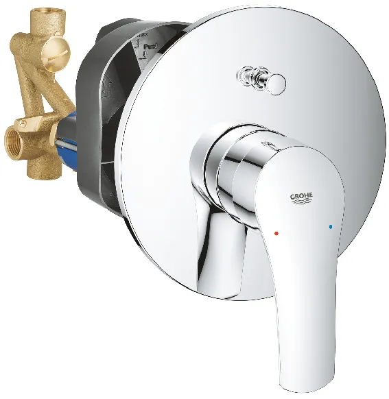 Grohe Eurosmart Badearmatur Unterputz inklusive Unterputzkörper (chrom)