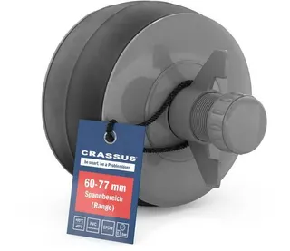 Crassus Schnellverschlussstopfen, CSV 70, Spannbereich 60-77 mm