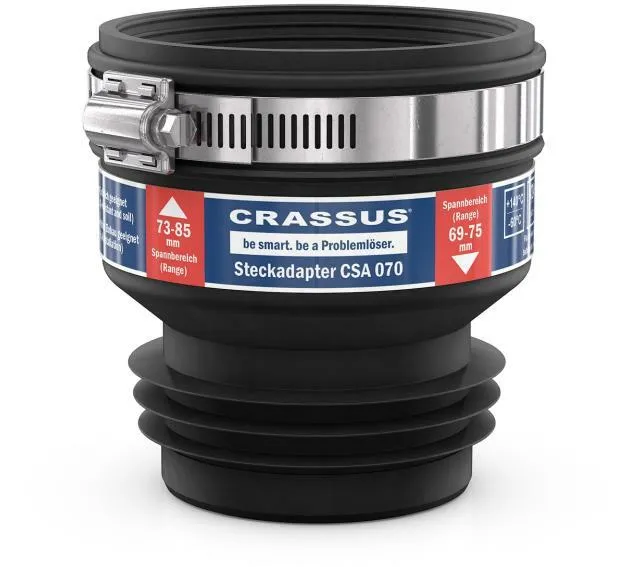 Crassus Schlauchadapter CSA 73-85 x 68-75mm