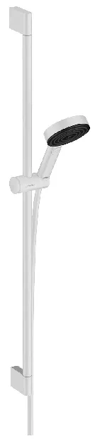 Hansgrohe Pulsify Select Brauseset 105 3 Strahlarten, Relaxation, Brausestange 90 cm (mattweiß)