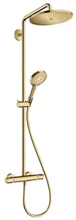 Hansgrohe Croma Select S 280 Air 1jet Showerpipe (gold)