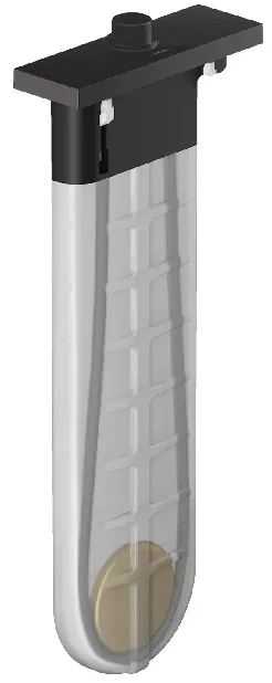 Hansgrohe sBox Fertigset eckig, für Badewanne (mattschwarz)