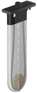 Hansgrohe sBox Fertigset eckig, für Badewanne (mattschwarz)