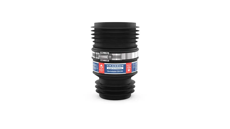 Crassus Steckadapter CSA 090, (73-90mm auf 79-86mm), bis 0,5 bar