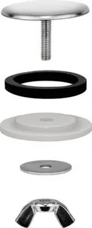 Blanco Hahnlochstopfen Ø=48 mm Edelstahl