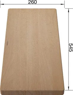 Blanco Schneidbrett Buche 545 x 260 mm IDENTO, ZENAR, AXON, Holz