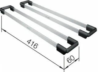 Blanco Set TOP-Schienen 400 x 60 mm, Edelstahl/Kunststoff