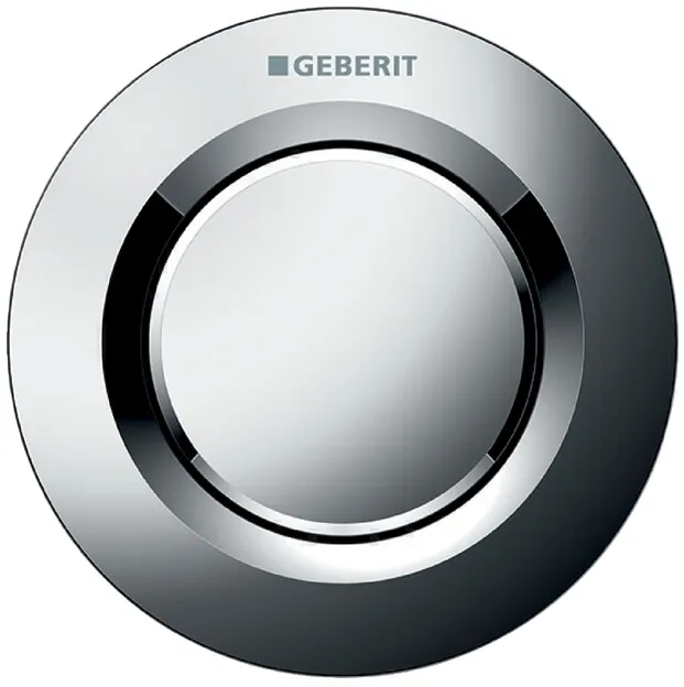 Geberit Fernbetätigung Typ 01, neumatisch, 1-Mengen-Spülung glanzverchromt