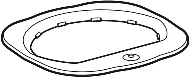 Geberit Fixierring, zu Duschrinne der Reihe CleanLine