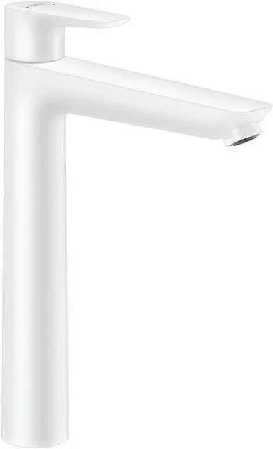 Hansgrohe TALIS E 240 Waschtisch Armatur, mit Ablaufgarnitur, mattweiß