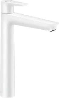 Hansgrohe TALIS E 240 Waschtisch Armatur, mit Ablaufgarnitur, mattweiß