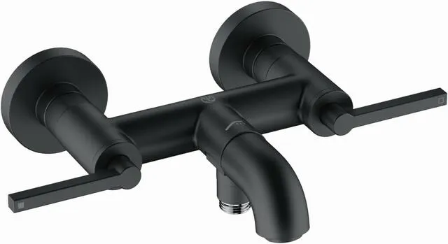 Kludi Wannenarmatur NOVA FONTE PURISTIC, mattschwarz