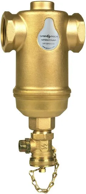 Spirotech Schlammabscheider S, DN 32 (1 1/4"), Einbau horizontal