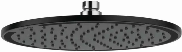 Kludi Tellerkopfbrause A-QA, 250 mm, DN15, mattschwarz/chrom
