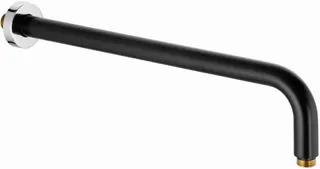 Kludi Brausearm A-QA, DN 15, Ausladung 400mm, mattschwarz/chrom