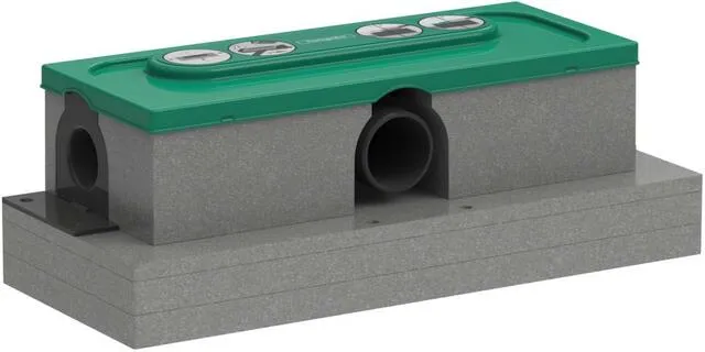 Hansgrohe Grundkörper uBox universal für Duschrinnen Ablaufgehäuse, Standard