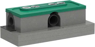 Hansgrohe Grundkörper uBox universal für Duschrinnen Ablaufgehäuse, Standard