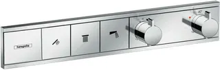 Hansgrohe Fertigmontageset RAINSELECT für Unterputz-Thermostat, 3 Verbraucher chrom