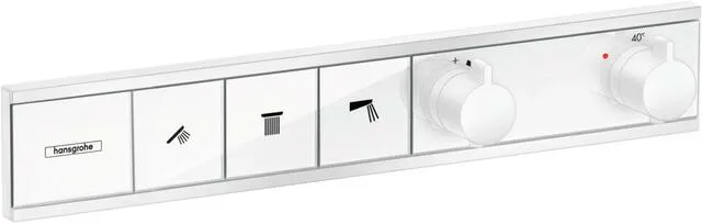 Hansgrohe Fertigmontageset RAINSELECT für Unterputz-Thermostat, 3 Verbraucher mattweiß