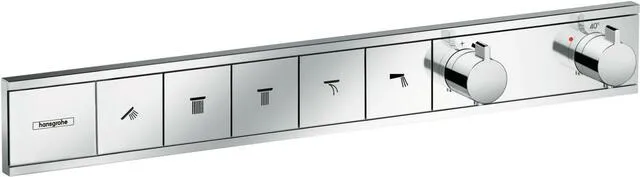 Hansgrohe Fertigmontageset RAINSELECT für Unterputz-Thermostat, 5 Verbraucher chrom