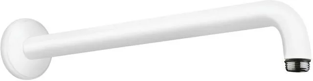 Hansgrohe Brausearm 389mm, 90Grad, mattweiß