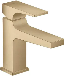 Hansgrohe METROPOL 100 Waschtisch Armatur, für Handwaschbecken, brushed bronze