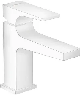 Hansgrohe METROPOL 100 Waschtisch Armatur, für Handwaschbecken, mattweiß