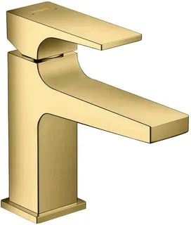 Hansgrohe METROPOL 100 Waschtisch Armatur, für Handwaschbecken, polished gold