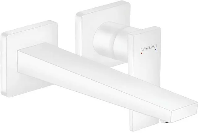 Hansgrohe METROPOL 2-Loch-Waschtischarmatur Auslauf 225mm mattweiß