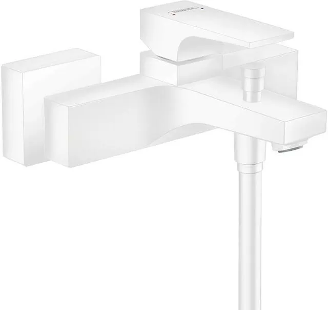 Hansgrohe METROPOL Badearmatur, Aufputz, mattweiß