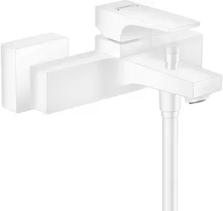 Hansgrohe METROPOL Badearmatur, Aufputz, mattweiß