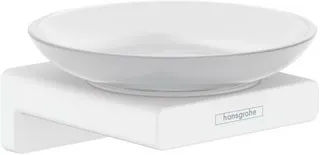 Hansgrohe AddStoris Seifenhalter, Wandmontage, mattweiß