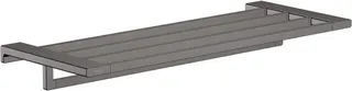 Hansgrohe AddStoris Handtuchablage, mit Handtuchhalter, 648mm, brushed black