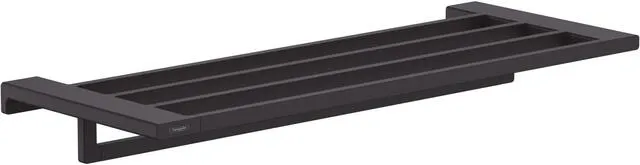 Hansgrohe AddStoris Handtuchablage, mit Handtuchhalter, 648mm mattschwarz