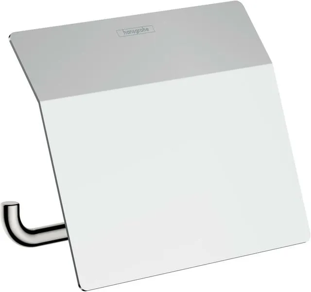 Hansgrohe AddStoris Papierrollenhalter, mit Deckel, chrom