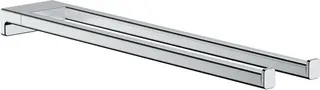 Hansgrohe AddStoris Handtuchhalter, zweiarmig, 445mm chrom