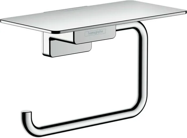 Hansgrohe AddStoris Papierrollenhalter, mit Ablage, chrom