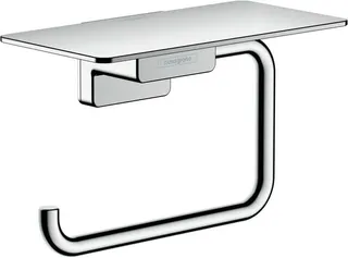 Hansgrohe AddStoris Papierrollenhalter, mit Ablage, chrom