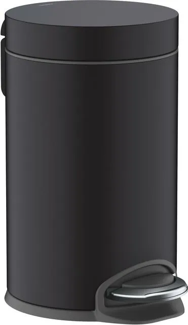 Hansgrohe AddStoris Treteimer, 3 l, mit Softclose Funktion, mattschwarz