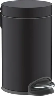 Hansgrohe AddStoris Treteimer, 3 l, mit Softclose Funktion, mattschwarz
