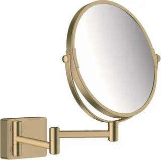 Hansgrohe AddStoris Kosmetikspiegel, ohne Beleuchtung, brushed bronze
