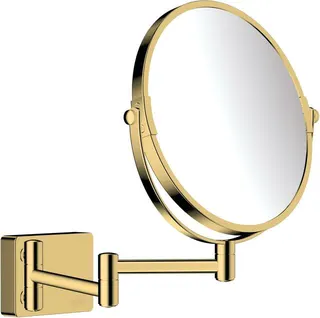 Hansgrohe AddStoris Kosmetikspiegel, ohne Beleuchtung, polished gold