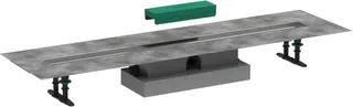 Hansgrohe Komplettset uBox universal, für Duschrinnen Fertigsets, flach 1000mm