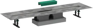 Hansgrohe Komplettset uBox universal, für Duschrinnen Fertigsets, Standard 1000mm